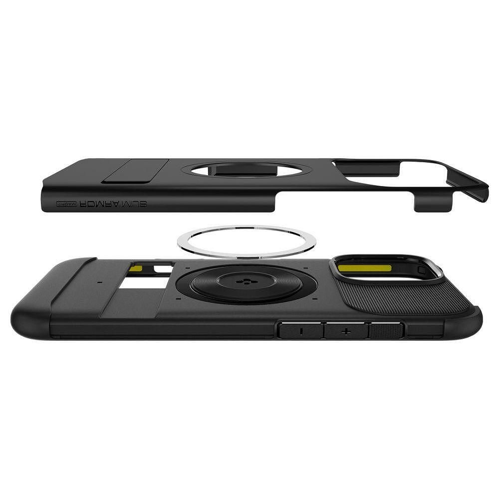 Кейс spigen slim armor mag magsafe за iphone 16 pro black