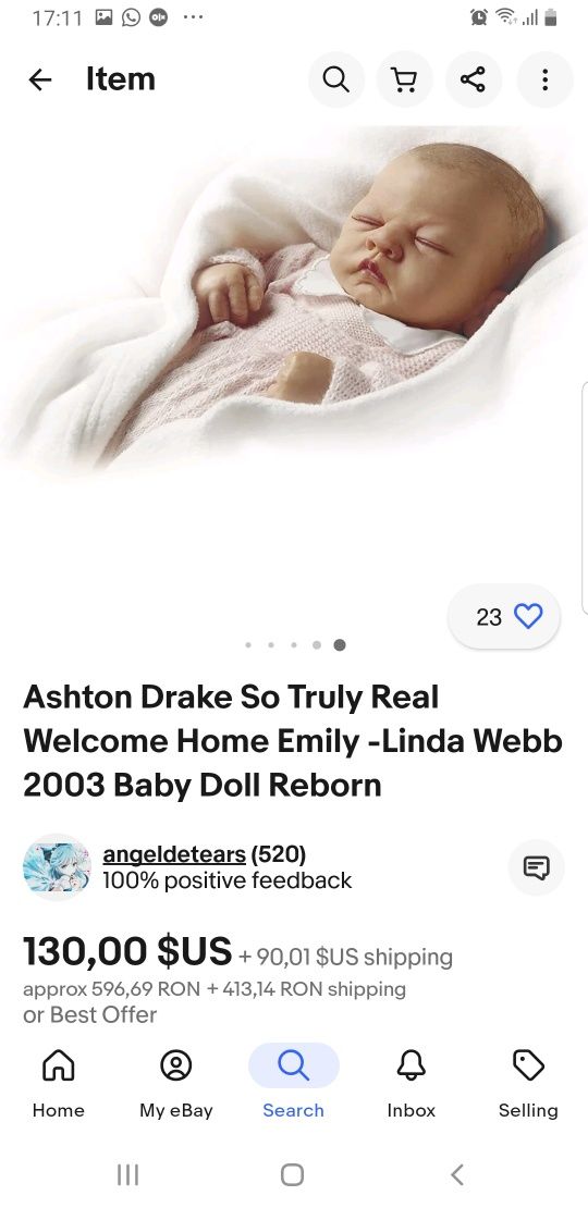 Papusa reborn asthon drake