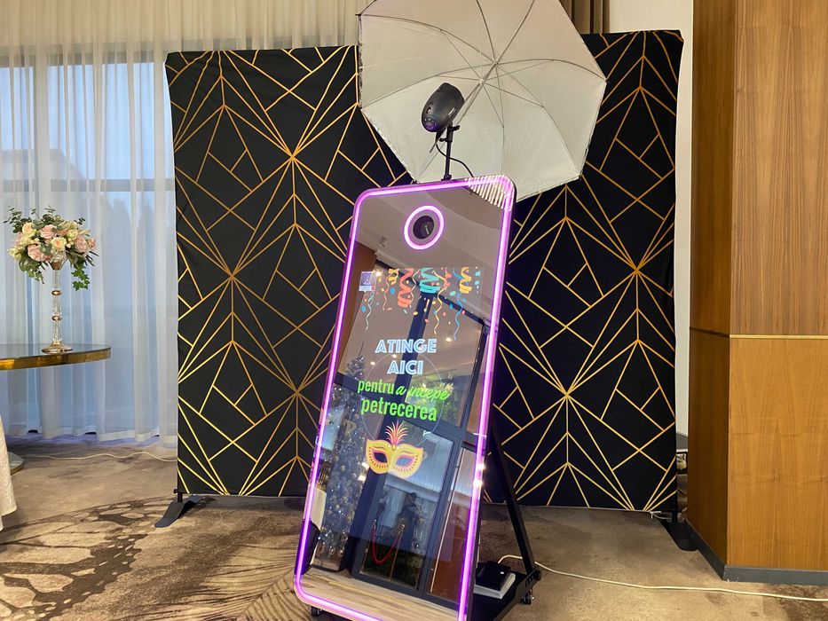 Oglindă Foto Magică & Cabină Foto - Închirieri pentru Nunți/Evenimente