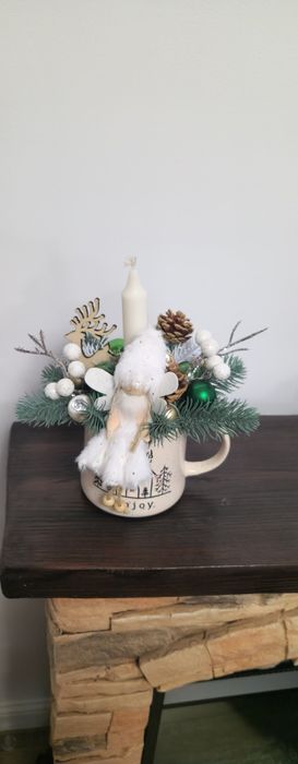 Aranjament in cana cu lumanare