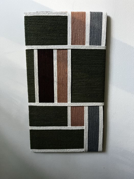 Tablou realizat cu tehnica tesutului - handmade