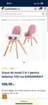 Scaun de masa 2 in 1 pentru bebelusi KINDERKRAFT