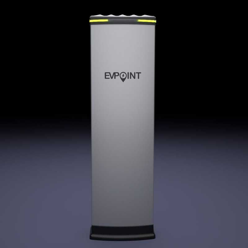 Зарядна станция EVPoint EV44 TOWER | контакт Тип 2 | 2 x 22 kW AC