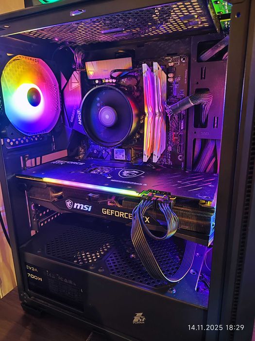 Геймърски Ryzen 5 5600G, RTX 3070Ti 8GB, RAM 16GB DDR4, SSD 512GB NVME