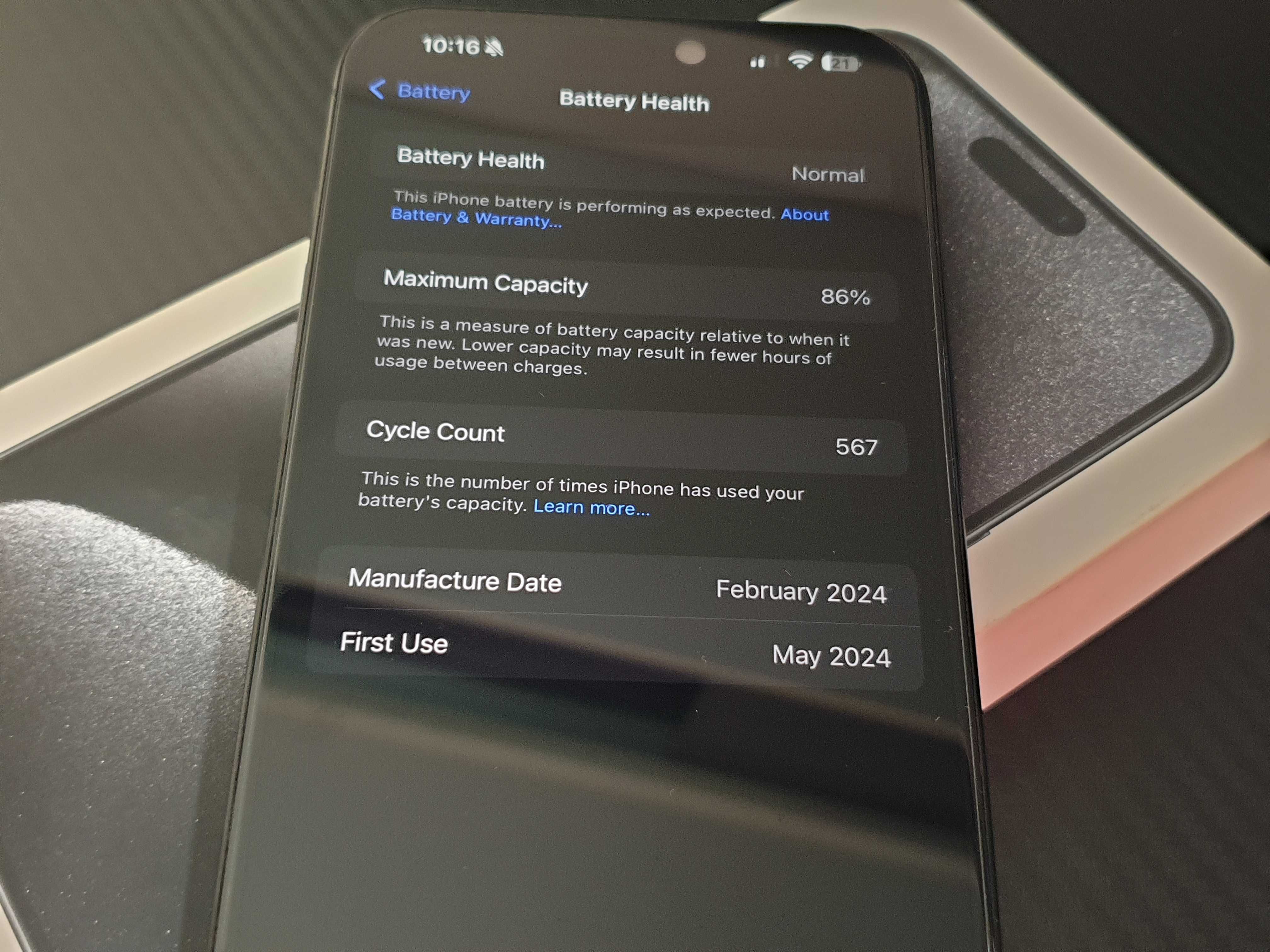 Iphone 15 Pro Max 256GB КАТО НОВ , пълен комплект