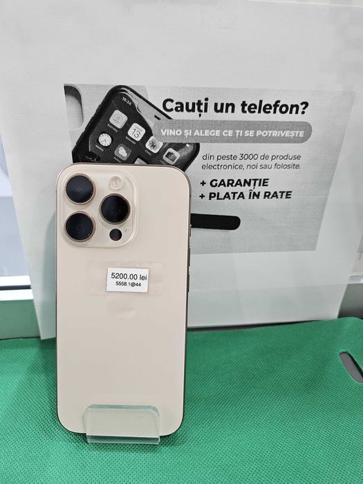 (ag44 B5558) Iphone 16 Pro 128gb-Garantie 2 ani!