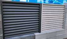 Garduri din panouri stil jaluzea de diferite modele si dimensiuni