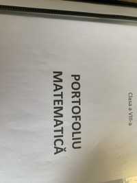 Portofoliu matematica clasa a viii-a