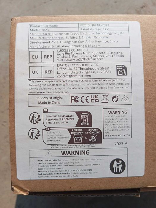 Navigație auto 7023A 7 inch – Bluetooth, USB, Cameră marșarier,