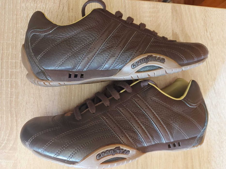 Adidas GoodYear  piele, bărbați, maro, marimea 40