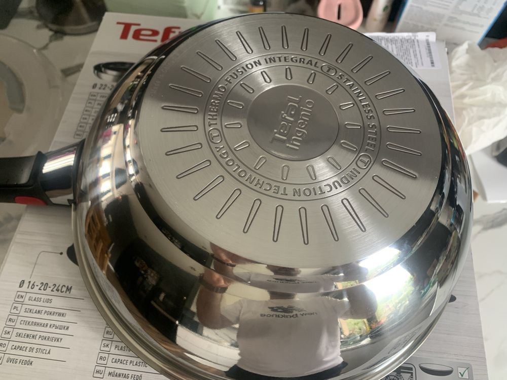 Tefal комплект тави и тенджери 13 части