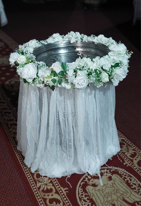 Aranjament floral pentru botez