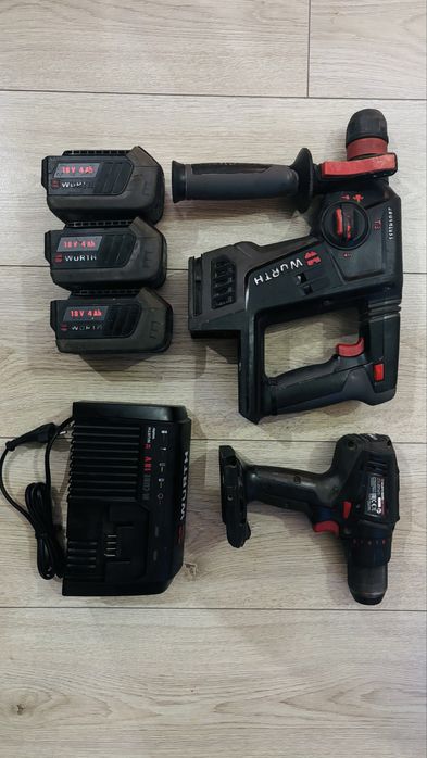 Set Wurth M Cube, rotopercutor+filetanta