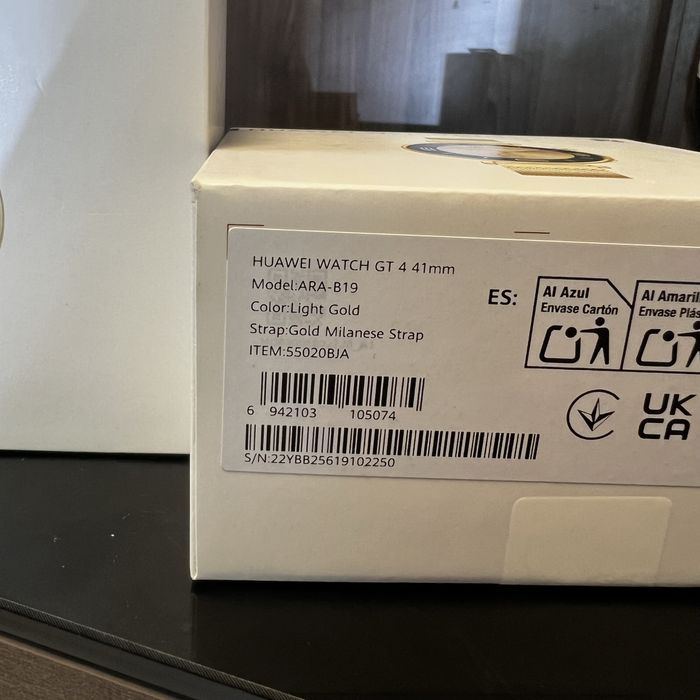 Нов! 2г. гаранция! Huawei Watch GT4 41mm Gold Milanese