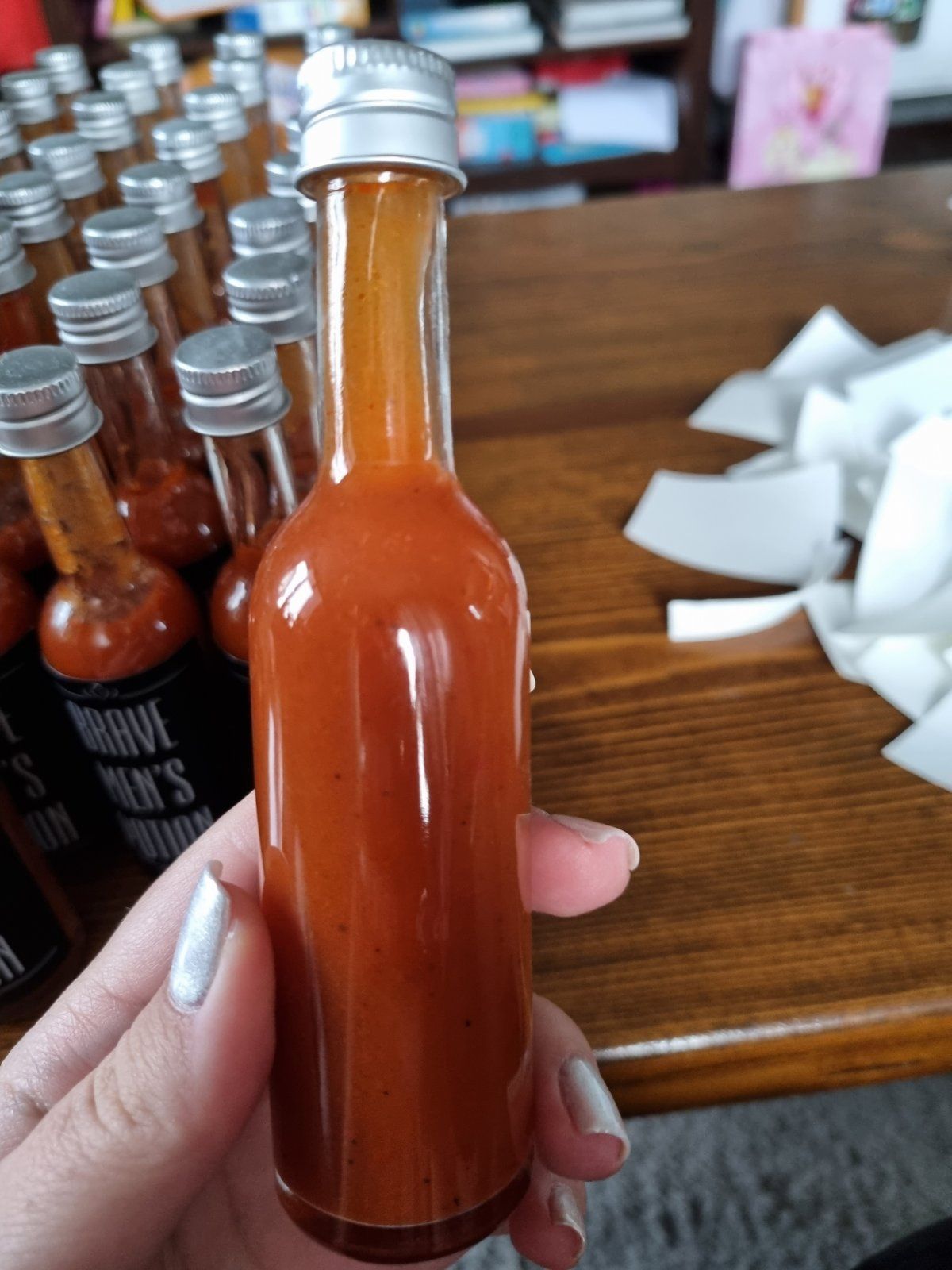 Brave men's potion Hot sauce / Лют сос  Каролина Рипър Carolina Reaper