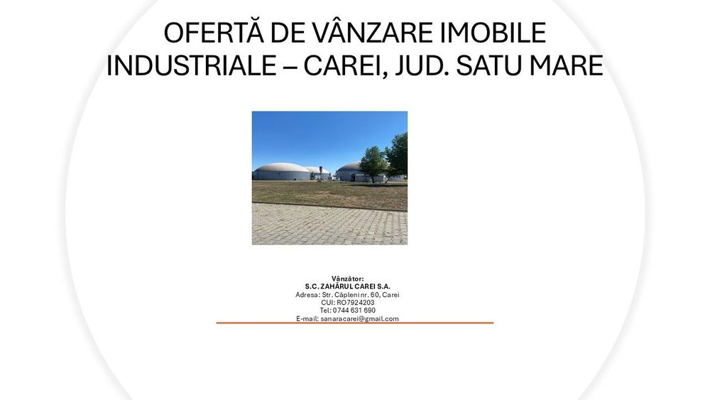 Parc industrial Zahărul Carei