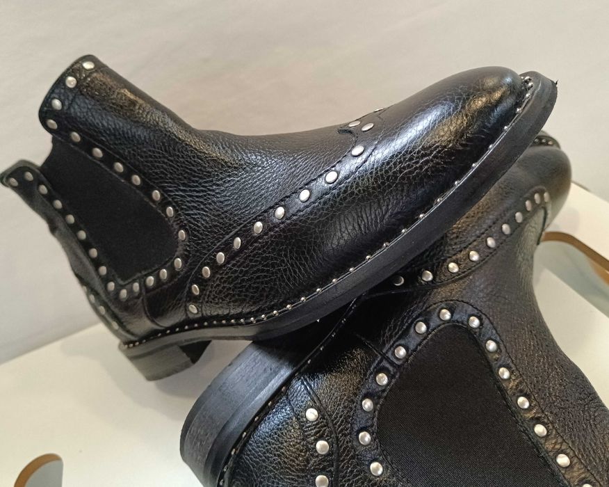 Ghete chelsea 37 lucrate manual Lavoratione Artigianale piele naturala