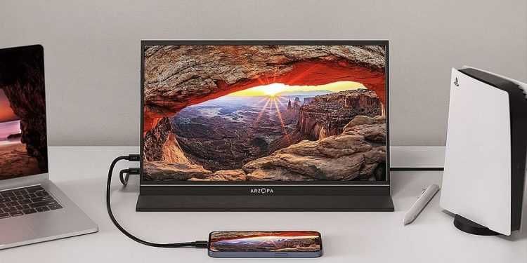 Портативный монитор Arzopa E1 Extreame Slim