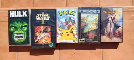 Filme VHS Hulk, Pokemon, Star Wars Stapanul inelelor