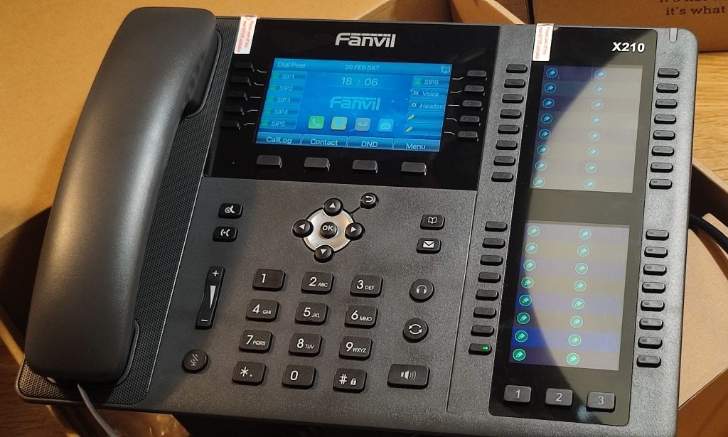 Telefon VoIP Fanvil, X210 IPV6, HD, Bluetooth, RJ45, 1000Mbps PoE