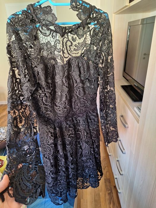 Rochita noua dantela neagra