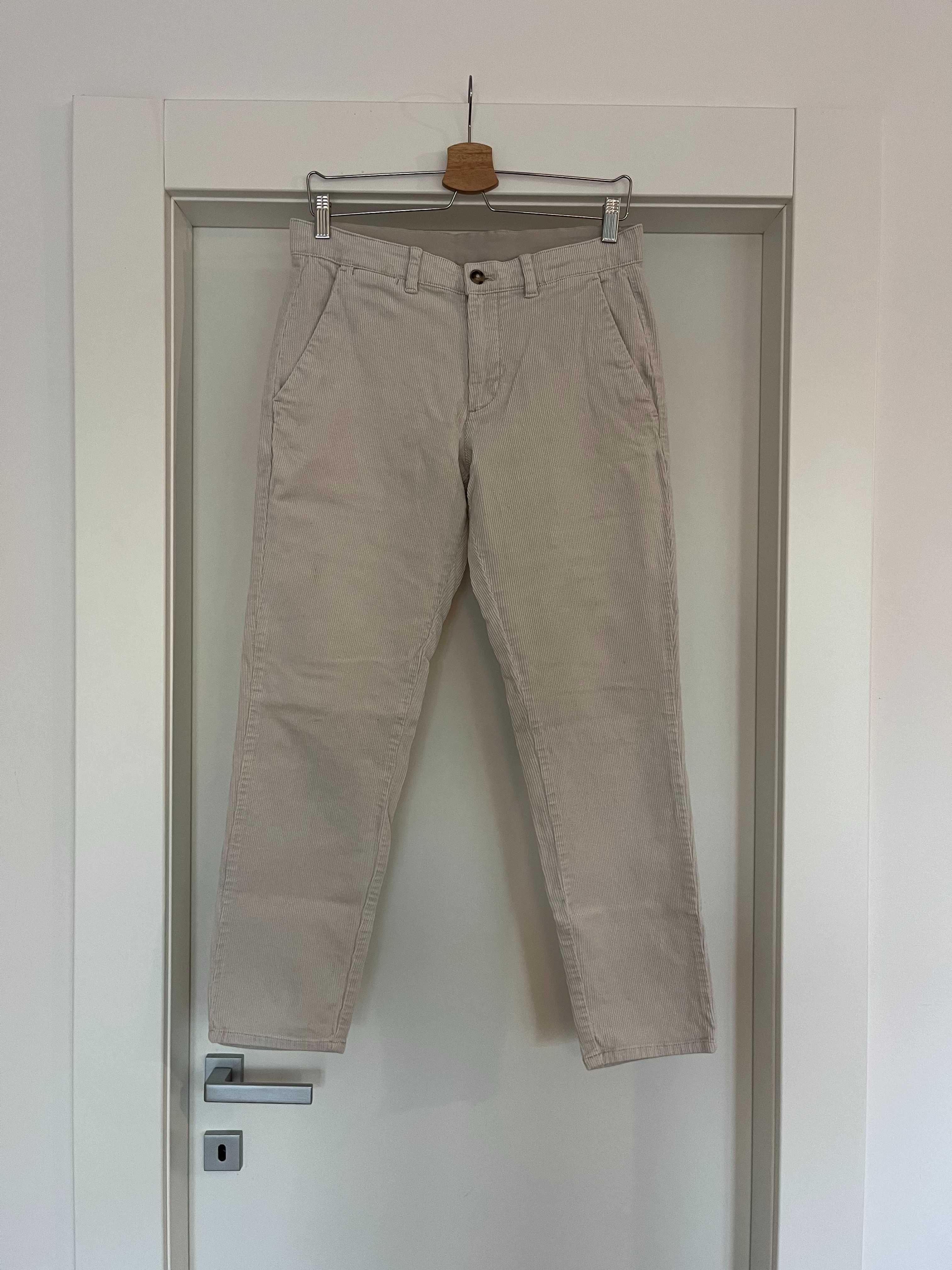 Pantaloni Mango | Mărime 40 | Culoare ecru, stare excelentă