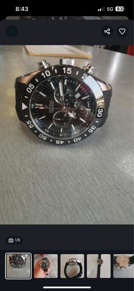 Продавам часовник Festina в перфектно състояние
