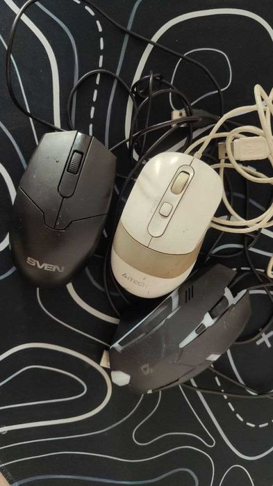 3 рабочие мышки, отдам комплектом