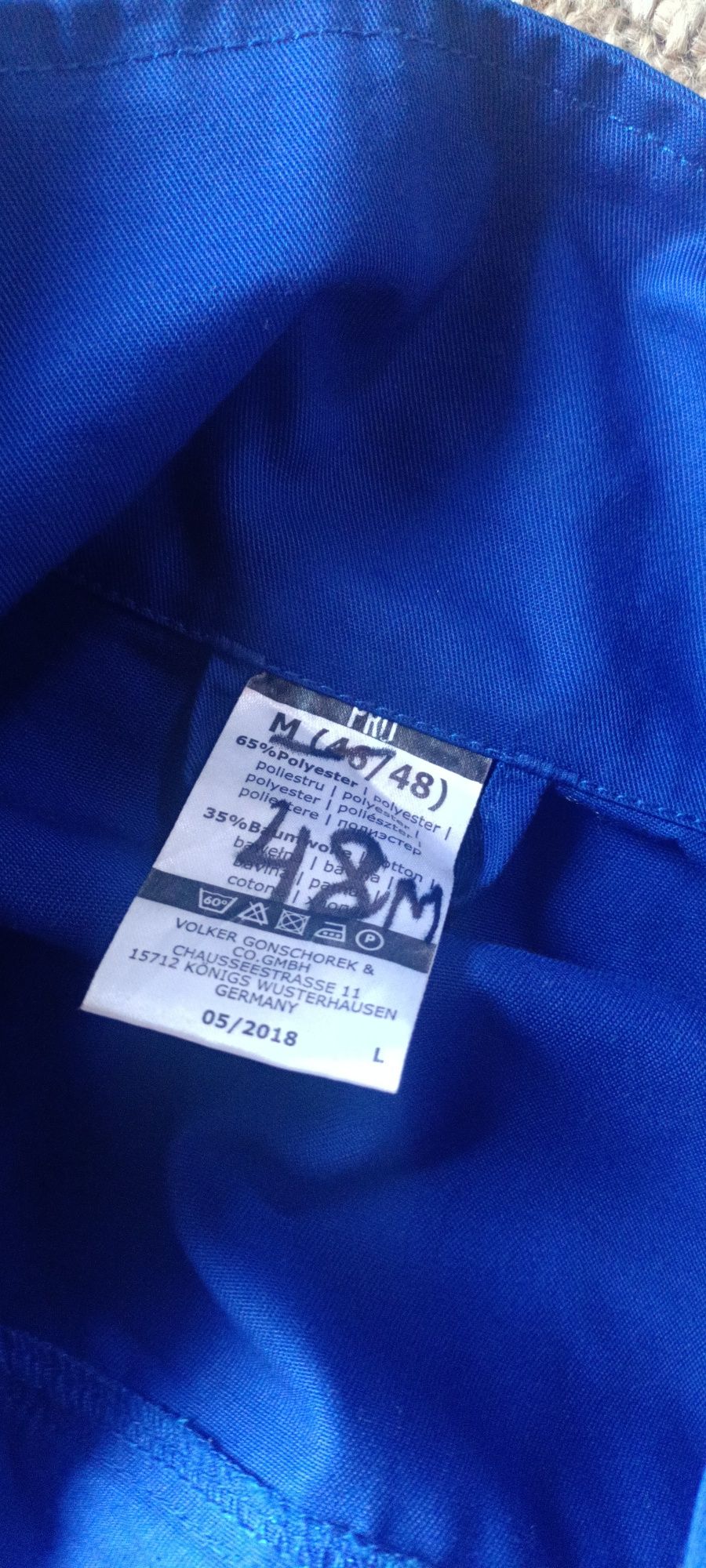 Costum salopeta/lucru/muncă pantaloni si haina/bluză.Transport gratuit