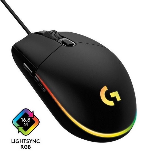 Мышь проводная Logitech G102 LightSync Black