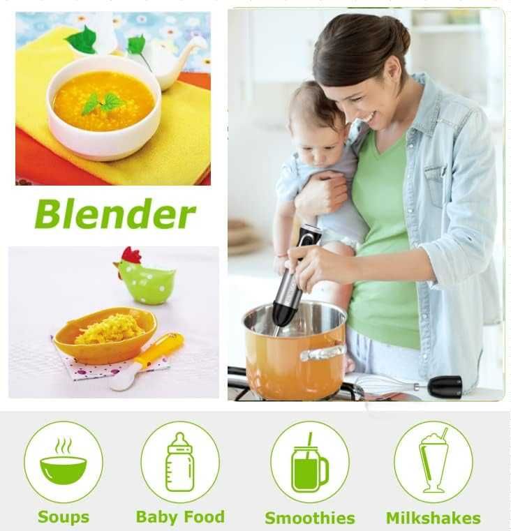 Пасатор Bonsenkitchen Stainless Steel, 4-in-1, 1000W,Нов,Гаранция