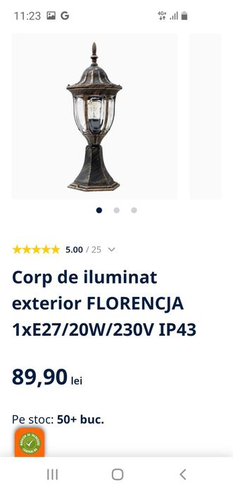 Vand 3 felinare de grădină !