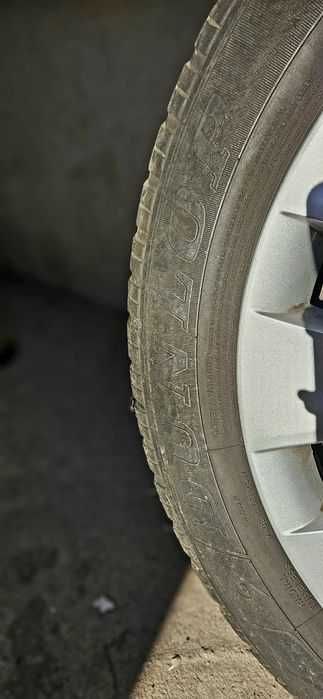 Jante 16, roti, anvelope, BMW de iarna,cauciuc Dunlop, M+S, 205/55/R16