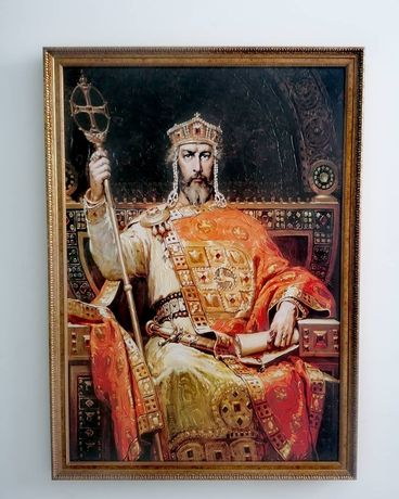 Картина-Репродукция "Цар Симеон Велики" на Димитър Гюдженов