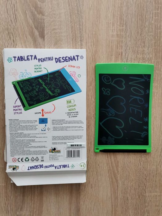 Tableta pentru desenat verde NORIEL Transport GRATUIT