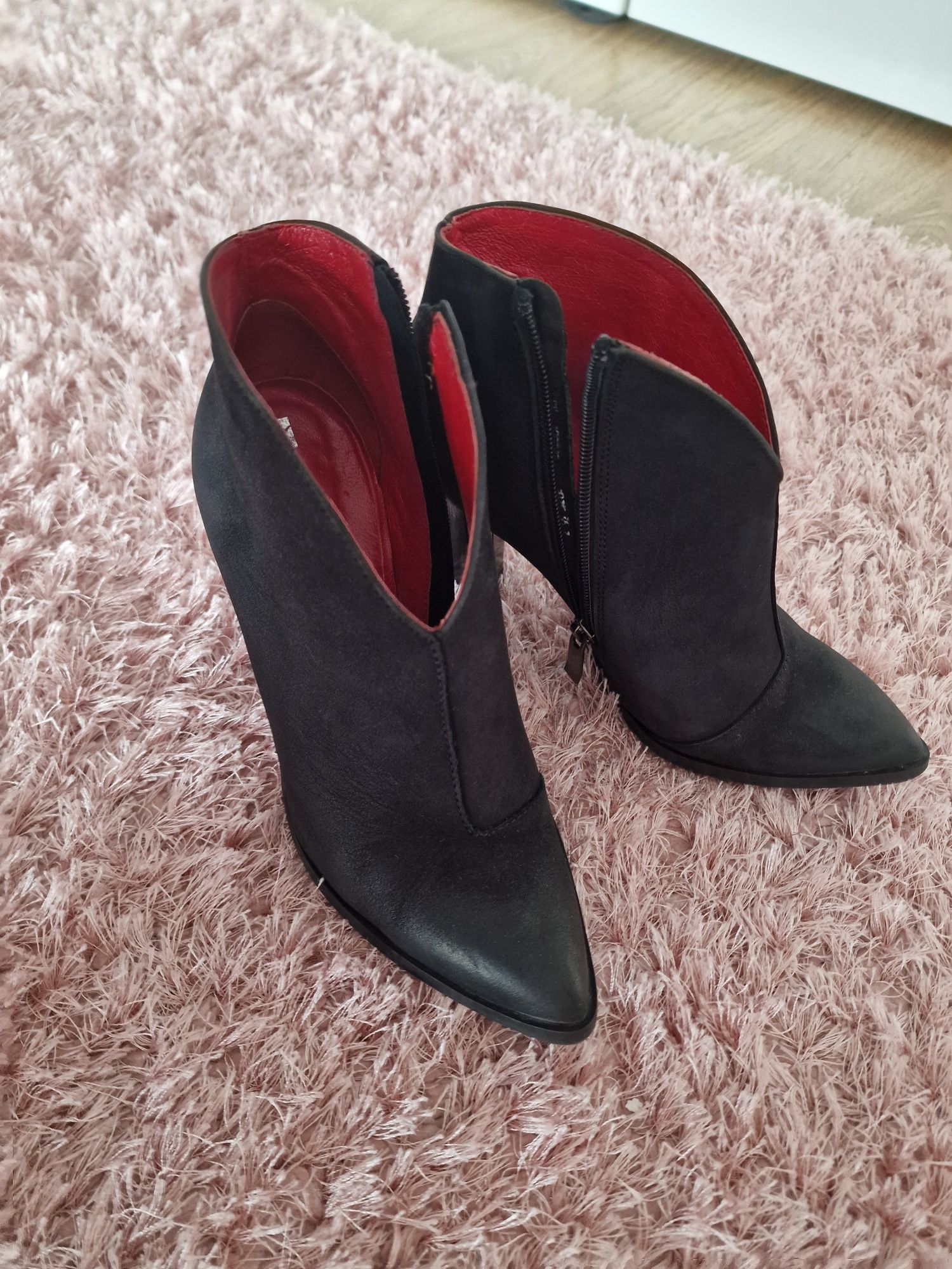 Botine Carini piele naturală