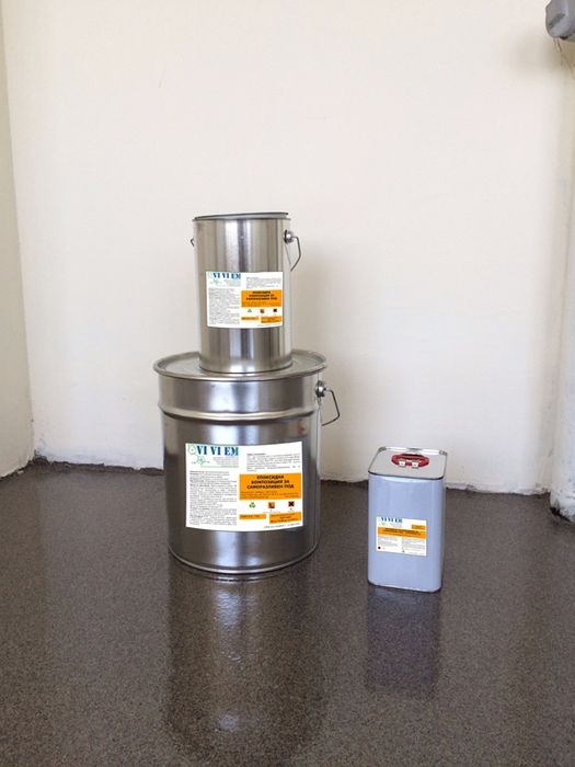 епоксидна смола за под влаго устойчив и др дейности цвят сива