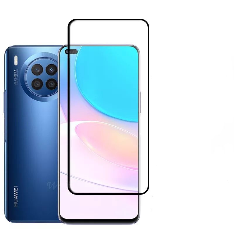 Huawei Nova 9 10 SE Y61 Y70 Y90 8i 5D ЦЯЛО ЛЕПИЛО Стъклен протектор