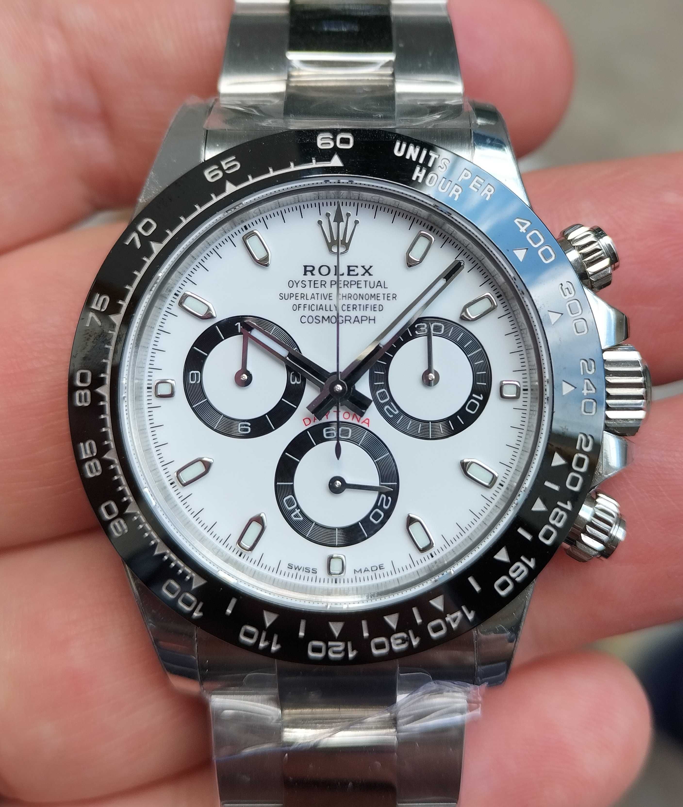 Rolex Daytona Panda 40mm Cronograf Automatic 4130 904L 72h rezerva