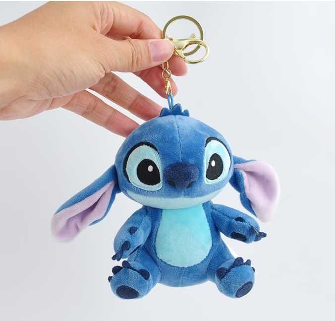 2в1 Плюшена играчка Ключодържател Стич Stitch, 15см