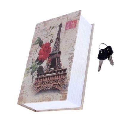Carte Cutie metalica British Paris Dictionar + cheie  ascunzatoare