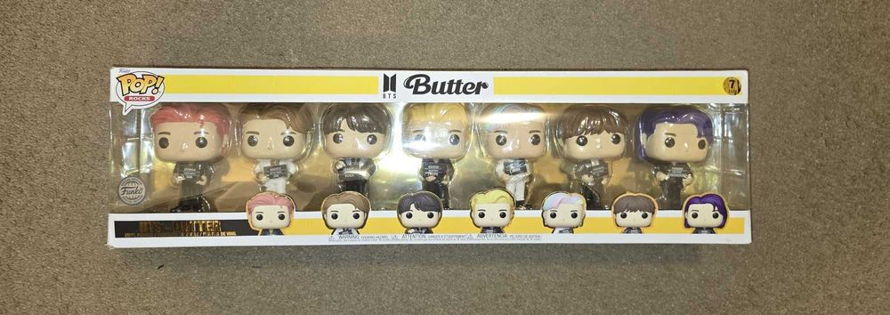 Set 7 Figurine Funko Pop BTS Series 3, Album Butter, 10 cm