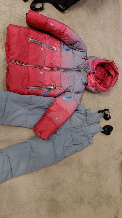 Зимний костюм для девочки р.110