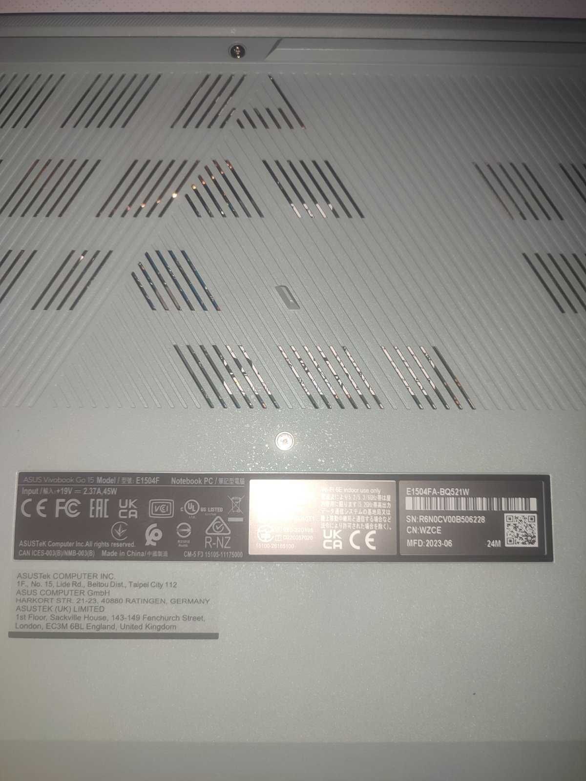 Лаптоп Asus Vivobook Go 15