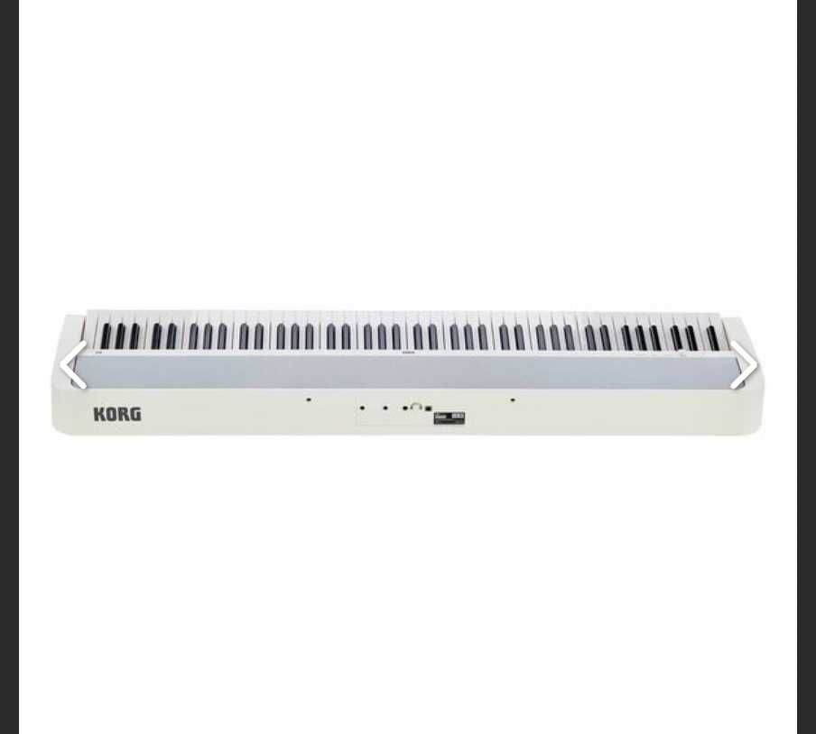 Pian digital Korg B2 White