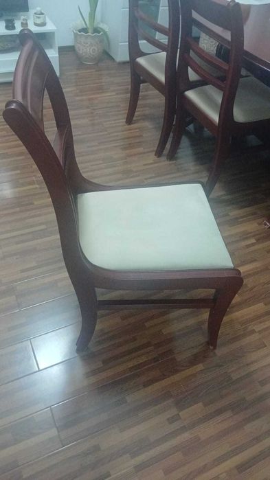 Masa lemn + scaune 6 persoane