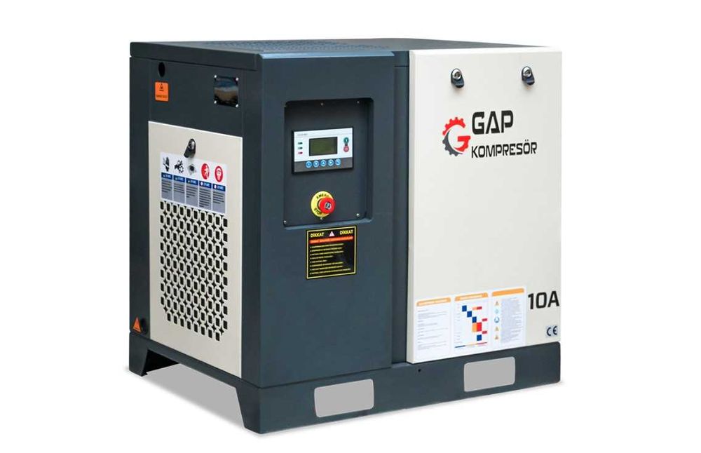 Compresor cu surub - uscator si rezervor de 500l, 10 hp, 8 bar