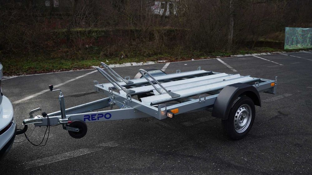 Remorca 750 kg REPO  transport moto, Noua
