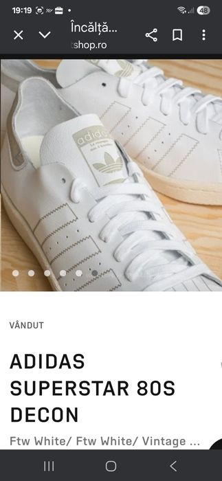 Vand Sneakers adidas superstar 80s decon