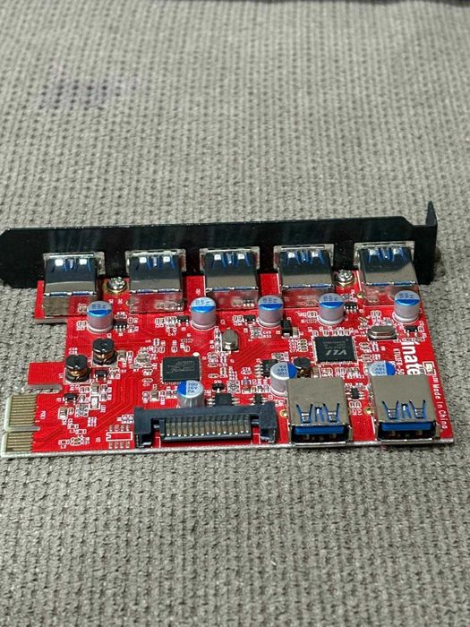 USB expansion card Inateck KTU3FR-5O2U PCIe USB 3.0 cu 7 porturi